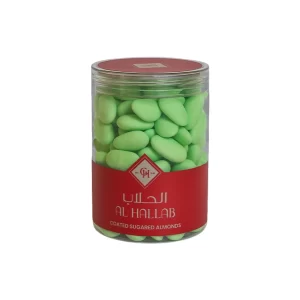 Green Sugar Coated Almonds 400 Grams