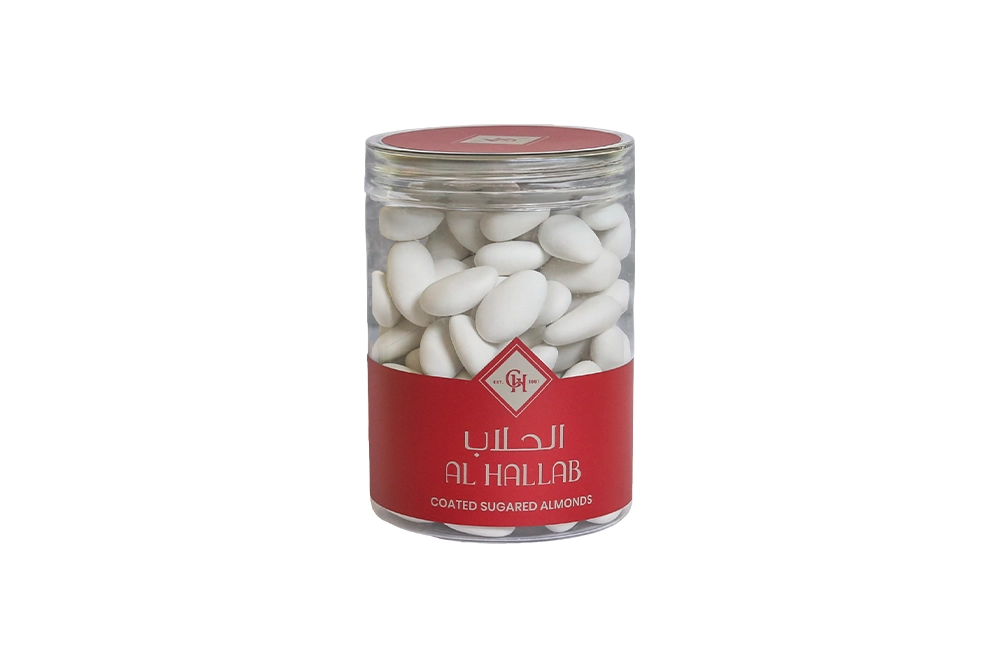 White Sugar Coated Almonds 400 Grams