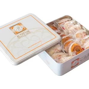 Wrapped Assorted Large Maamoul Tin Box - 18 Pieces