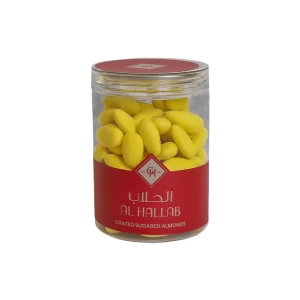 Yellow Sugar Coated Almonds 400 Grams
