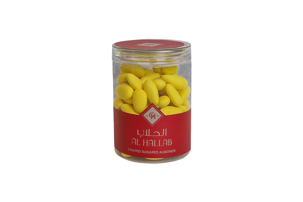 Yellow Sugar Coated Almonds 400 Grams